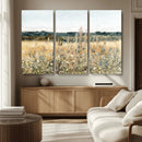 Wildflower Field Wall Art Canvas | Nature-Inspired Landscape