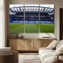 Chelsea FC Soccer Team Print - Stamford Bridge Stadium Wall