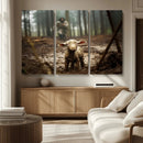 Jesus Lost Lamb Canvas Wall Art – Heartwarming Woodland by MyGreatCanvas | Canvas Wall Art Prints | Photo Prints & Wall Decor