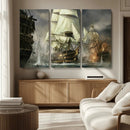 Pirate Ship War Wall Art Canvas Print by MyGreatCanvas | Canvas Wall Art Prints | Photo Prints & Wall Decor
