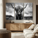 Scottish Cow Wall Art Canvas Print | Longhorn Wall Art | by MyGreatCanvas | Canvas Wall Art Prints | Photo Prints & Wall Decor