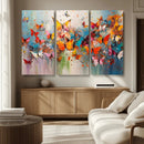 Abstract Butterfly Wall Art Canvas Print