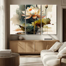 Lotus Flower Watercolor Canvas Print – A Symbol of Serenity by MyGreatCanvas | Canvas Wall Art Prints | Photo Prints & Wall Decor