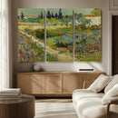 Vincent van Gogh Garden at Arles Wall Art Canvas Print