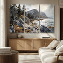 Serene Coastal View of Acadia National Park - Stunning