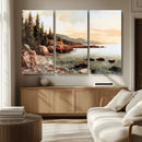 Serene Coastal View of Acadia National Park Wall Art -