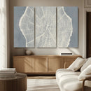 Abstract Tree Ring Wall Art Canvas Print – Nature-Inspired,