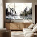 Yosemite Valley Wall Art Canvas Print – Framed and Ready to