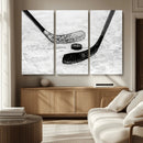 Winter Ice Hockey Sport Canvas Wall Art Print - Hockey Wall by MyGreatCanvas | Canvas Wall Art Prints | Photo Prints & Wall Decor