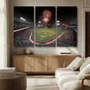 Fireworks at Angel Stadium – Los Angeles Angels Canvas