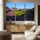 Cincinnati Reds Baseball Canvas Print - American Ball by MyGreatCanvas | Canvas Wall Art Prints | Photo Prints & Wall Decor