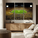 Stadium in Michigan Wall Art Canvas Print, Framed American