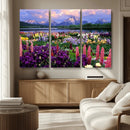 Wildflower Canvas Print – Blooming Floral Meadows with
