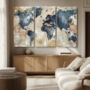 World Map Canvas Print – Framed Wall Art for Couples, by MyGreatCanvas | Canvas Wall Art Prints | Photo Prints & Wall Decor