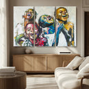 Shai Yossef Style Canvas Art - Joyful African Black Kids