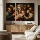 Religious Canvas Wall Art Print - Madonna and Child with by MyGreatCanvas | Canvas Wall Art Prints | Photo Prints & Wall Decor