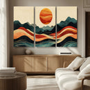 Mountain Triptych Wall Art Canvas Print – Western Nature by MyGreatCanvas | Canvas Wall Art Prints | Photo Prints & Wall Decor