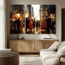 Abstract Jazz Art Wall Art Canvas Print – Colorful Musical
