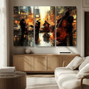 Jazz Wall Art Canvas Print – Colorful Musical Instrument