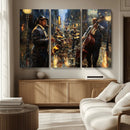 Jazz Canvas Wall Art Print – Abstract African American Music
