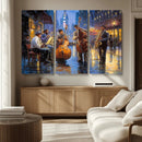 Colorful Jazz Wall Art - African American Music Canvas Print
