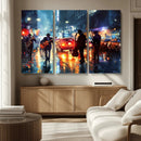 African American Jazz Canvas Wall Art Print – Abstract Music