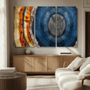 Abstract Tree Rings Wall Art Canvas Print – Modern Wood by MyGreatCanvas | Canvas Wall Art Prints | Photo Prints & Wall Decor
