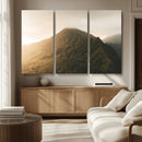 Mountain Wall Art – Framed Sunset Landscape Canvas Artwork, by MyGreatCanvas | Canvas Wall Art Prints | Photo Prints & Wall Decor