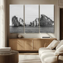 Coastal Wall Art – Framed Black White Ocean Canvas Artwork, by MyGreatCanvas | Canvas Wall Art Prints | Photo Prints & Wall Decor