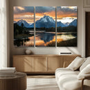 Mountain Sunset Wall Art Canvas Print – Framed Alpine by MyGreatCanvas | Canvas Wall Art Prints | Photo Prints & Wall Decor