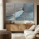 Ocean Waves Wall Art Canvas Print – Framed Coastal Serenity