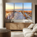 Ocean Sunset Wall Art Canvas Print – Nautical Beach