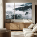 Foggy Forest Landscape Wall Art Canvas Print – Misty by MyGreatCanvas | Canvas Wall Art Prints | Photo Prints & Wall Decor