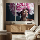 Black Beauty Petal Crown Wall Art Canvas Print – Floral by MyGreatCanvas | Canvas Wall Art Prints | Photo Prints & Wall Decor