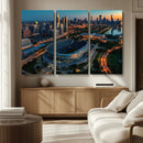 Chicago Bears Soldiers Field Wall Art Canvas Print – Framed