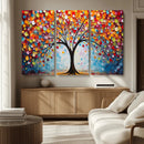 Vibrant Tree of Life Canvas Wall Art – Colorful Abstract by MyGreatCanvas | Canvas Wall Art Prints | Photo Prints & Wall Decor