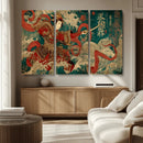 Tsukioka Yoshitoshi Samurai Wall Art – Japanese Katana by MyGreatCanvas | Canvas Wall Art Prints | Photo Prints & Wall Decor
