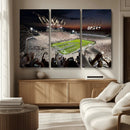 Epic Night Football Stadium Wall Art Canvas Print, Fireworks by MyGreatCanvas | Canvas Wall Art Prints | Photo Prints & Wall Decor