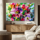 Oil Flower Abstract Canvas Print by MyGreatCanvas | Canvas Wall Art Prints | Photo Prints & Wall Decor