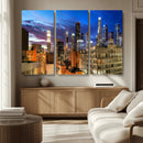 Los Angeles Night Wall Art Canvas Print