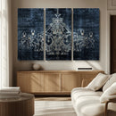 Dark Chandelier Wall Art Canvas Print by MyGreatCanvas | Canvas Wall Art Prints | Photo Prints & Wall Decor