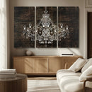 Rustic Chandelier Canvas Print by MyGreatCanvas | Canvas Wall Art Prints | Photo Prints & Wall Decor