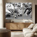 American Football Player Wall Art Canvas Print by MyGreatCanvas | Canvas Wall Art Prints | Photo Prints & Wall Decor
