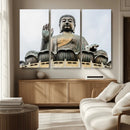 Buddha Statue Wall Art Canvas Print