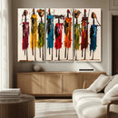 Abstract African Women Wall Art Canvas Print by MyGreatCanvas | Canvas Wall Art Prints | Photo Prints & Wall Decor