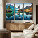 Crystal Clear Lake Wall Art | Mountains Wall Art Canvas | 3 by MyGreatCanvas | Canvas Wall Art Prints | Photo Prints & Wall Decor