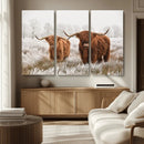 Longhorn Cattle Wall Art Canvas Print, Framed Farmhouse by MyGreatCanvas | Canvas Wall Art Prints | Photo Prints & Wall Decor