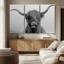 Texas Cow Wall Art Canvas, Texas Longhorn Cattle Canvas by MyGreatCanvas | Canvas Wall Art Prints | Photo Prints & Wall Decor