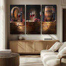 Wine and Barrels Wall Art Canvas Print by MyGreatCanvas | Canvas Wall Art Prints | Photo Prints & Wall Decor