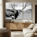 Longhorn Wall Art Canvas Print, Framed Ranch Wall Art Canvas by MyGreatCanvas | Canvas Wall Art Prints | Photo Prints & Wall Decor